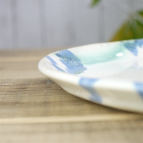 画像3: 京焼/晋六窯/SHIN PLATE (SKY)　25ｃｍ// (3)
