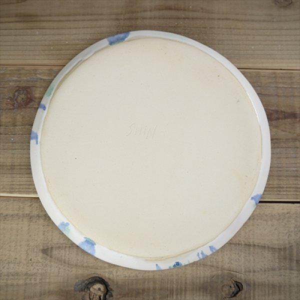 画像5: 京焼/晋六窯/SHIN PLATE (SKY)　25ｃｍ// (5)