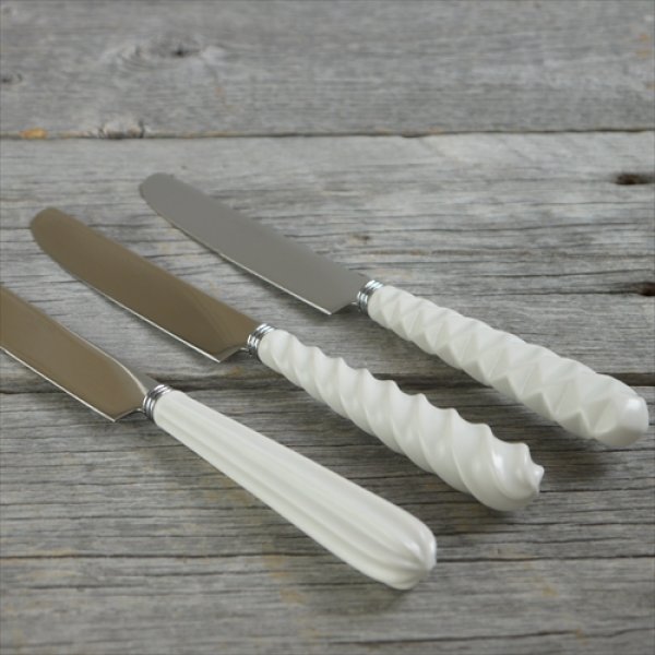 画像6: 有田焼/フラッグス/文翔窯/ディナーナイフ/しましま/21cm (6)