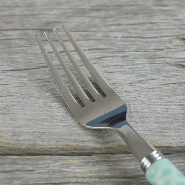 画像10: 有田焼/フラッグス/文翔窯/ディナーフォーク/しましま/21cm (10)