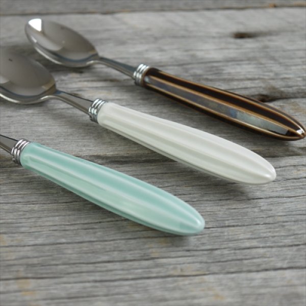 画像3: 有田焼/フラッグス/文翔窯/フルーツスプーン/しましま/16cm (3)