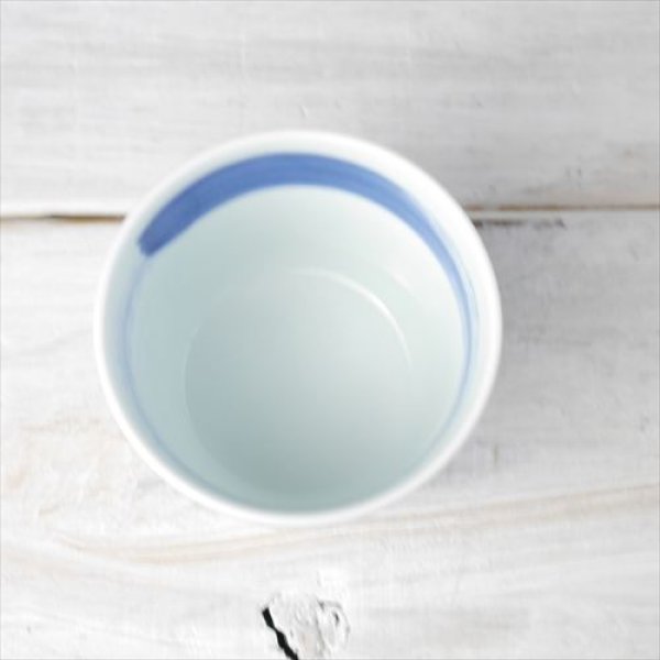 画像4: 有田焼/渓山窯/ARKZ-001001001/染付呉須刷毛そば猪口/Φ7.7 X H6.2 (4)