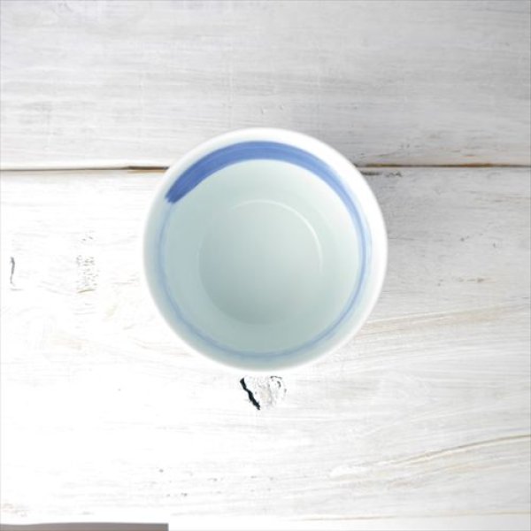 画像5: 有田焼/渓山窯/ARKZ-001001001/染付呉須刷毛そば猪口/Φ7.7 X H6.2 (5)