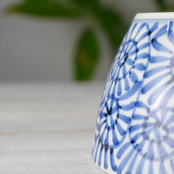 画像8: 有田焼/渓山窯/ARKZ-019019002/染付蛸唐草特大そば猪口/Φ10.7 X H6.8 (8)