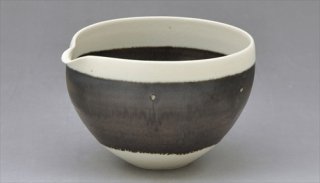 酒器！ 中村譲司 ☆黒柿釉平片口☆ 新品 木箱 京焼