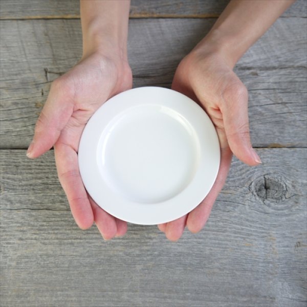 画像5: 波佐見焼/丹心窯/白磁　TプレートSS/Φ10.5 X H1.6 (5)