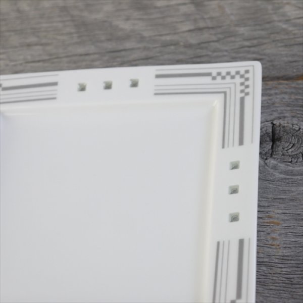 新品 波佐見焼 丹心窯 水晶ヒルハウス スクエアプレート5枚　料亭　レストラン 水晶彫の丹心窯】「現代版アールデコスタイルの食卓」が