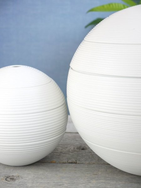 画像19: 有田焼/李荘窯/珠型五段重/白磁千段/Φ26 X H24.5cm (19)