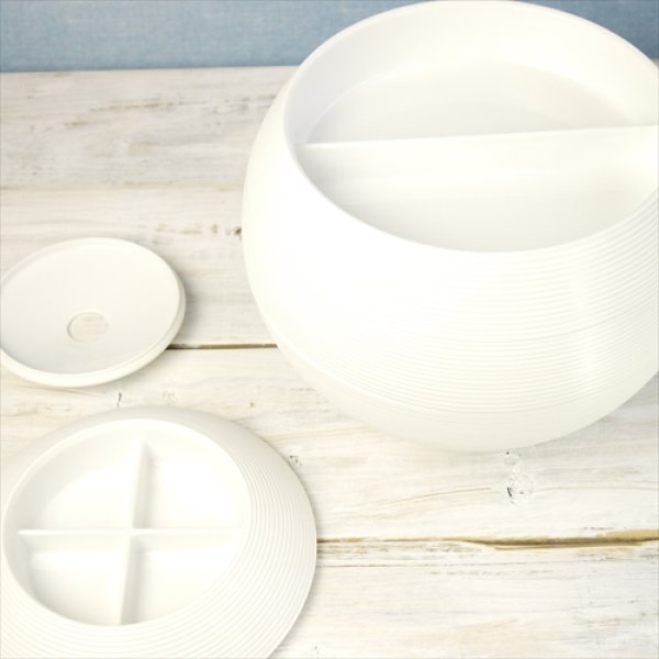 画像4: 有田焼/李荘窯/珠型五段重/白磁千段/Φ26 X H24.5cm (4)