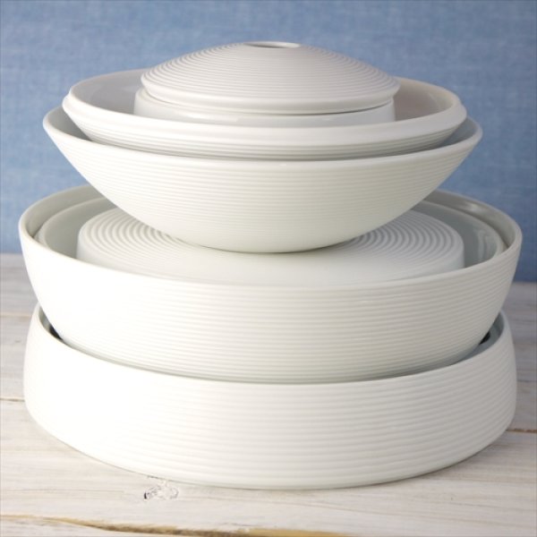 画像15: 有田焼/李荘窯/珠型五段重/白磁千段/Φ26 X H24.5cm (15)