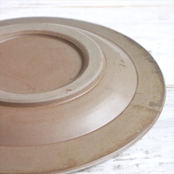 画像6: 小石原焼/やまさん柳瀬窯/リム付平皿/刷毛目/Φ23 X H2.7cm (6)