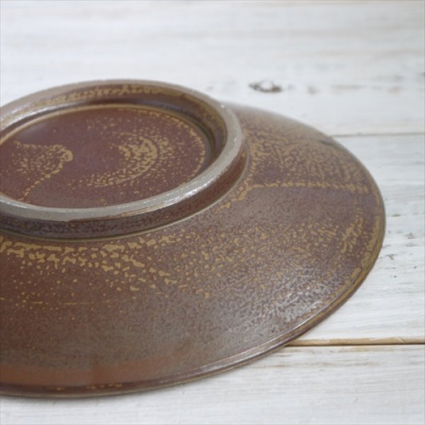 画像6: 小石原焼/やまさん柳瀬窯/飛鉋・導化釉/七寸/Φ21 X H3.8cm (6)