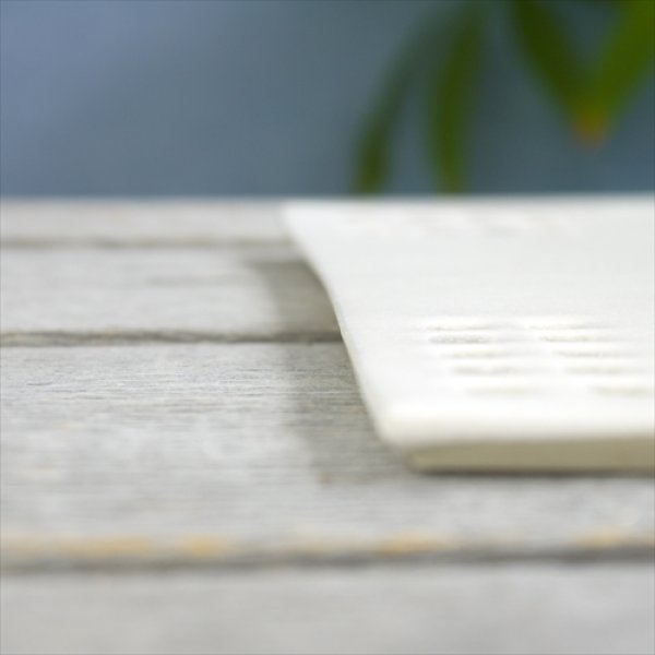 画像3: 信楽焼/むかで窯/鳥嶋一義/陶板（大） D1/白/25×25 (3)