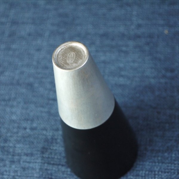 画像5: 富山高岡銅器/四津川製作所/喜泉ホルン　黒漆/MISTY SILVER/φ50×H110 (5)