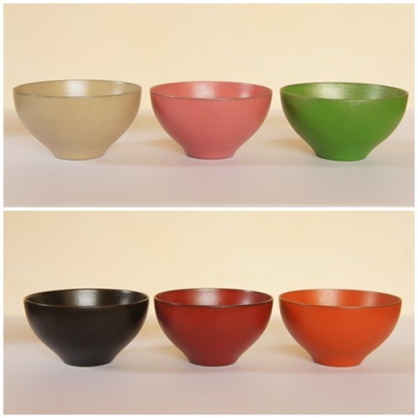 画像7: 【6色】山形/彩木工房まるもん屋/ボウル/Φ11.8 X H6.7 (7)