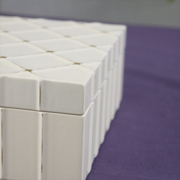 画像4: 紀州漆器/KISHU+（キシュウプラス）/TOGI/ホワイト/18.5×18.5×H7.5 (4)