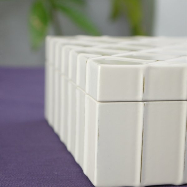 画像5: 紀州漆器/KISHU+（キシュウプラス）/TOGI/ホワイト/18.5×18.5×H7.5 (5)