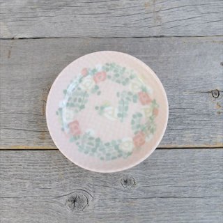 艸窯＊彩磁練上＊練上焼締・彩り花紋 鉢