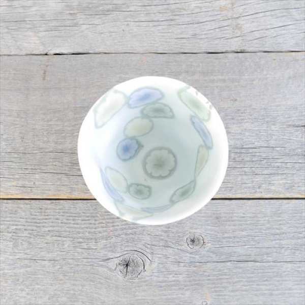 画像4: 有田焼/艸窯（そうがま）/華艦鞭上 デカップ 花紋のリズム/Φ10 X H9 (4)