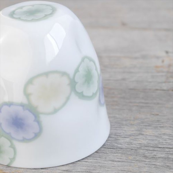 画像6: 有田焼/艸窯（そうがま）/華艦鞭上 デカップ 花紋のリズム/Φ10 X H9 (6)