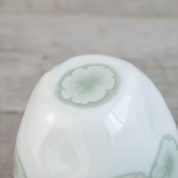 画像8: 有田焼/艸窯（そうがま）/華艦鞭上 デカップ 花紋のリズム/Φ10 X H9 (8)