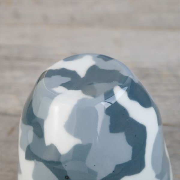 画像8: 有田焼/艸窯（そうがま）/華艦鞭上 デカップ MEISAIグレー/Φ10 X H9 (8)