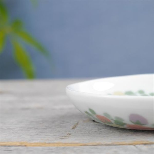 画像3: 有田焼/艸窯（そうがま）/華艦鞭上 取皿 バラ/Φ11 X H2.3 (3)