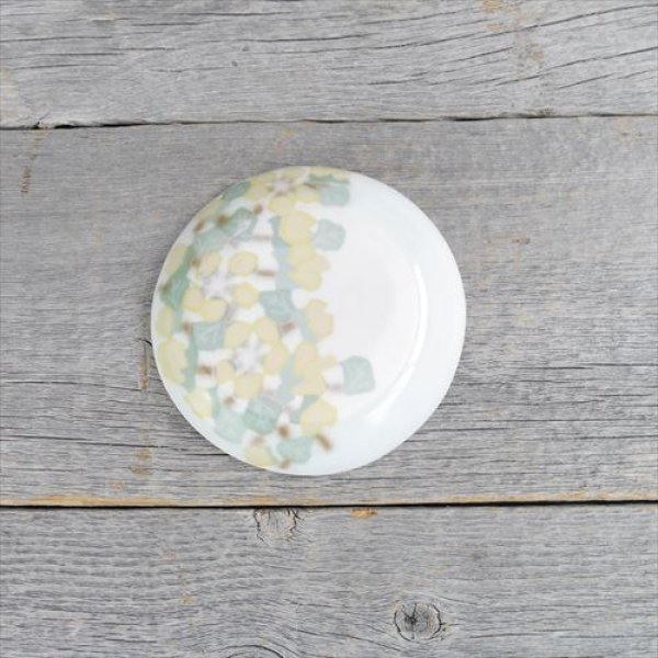 画像5: 有田焼/艸窯（そうがま）/華艦鞭上 取皿 山吹/Φ11 X H2.3 (5)