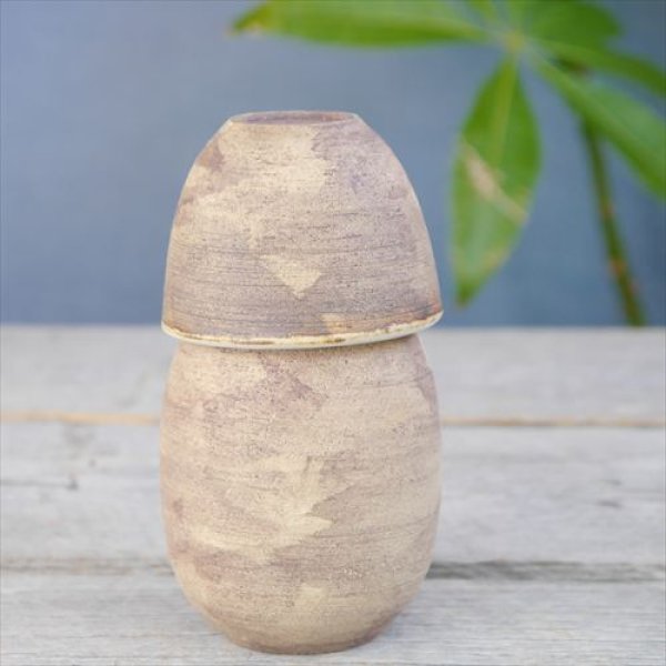 画像13: 益子焼/根古屋製陶/徳利/茶/Φ7 X H11 (13)