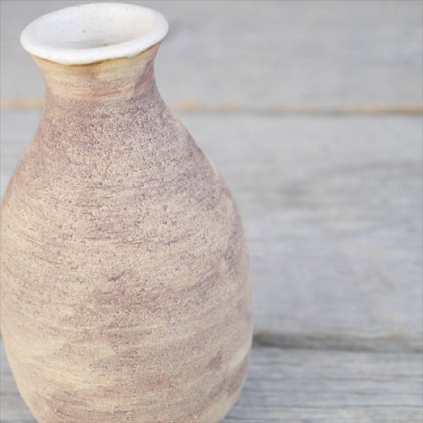 画像2: 益子焼/根古屋製陶/徳利/茶/Φ7 X H11 (2)