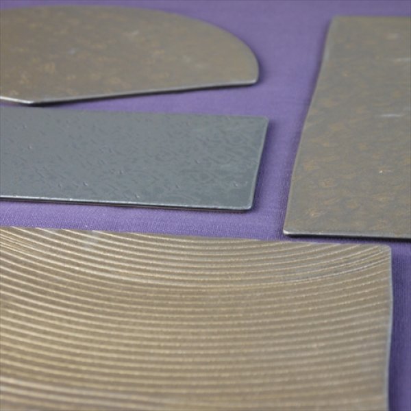 画像13: 滋賀県/ワカヤキモノ/CLAY PAPER F（FAN）/ゴールド/23x16 X H0.4 (13)