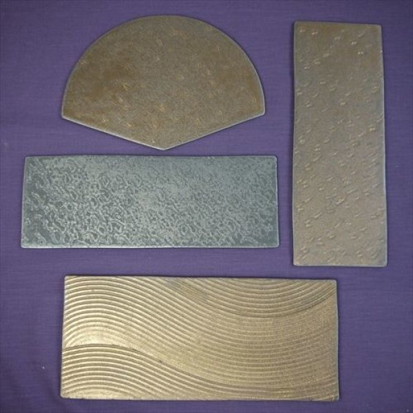 画像14: 滋賀県/ワカヤキモノ/CLAY PAPER F（FAN）/ゴールド/23x16 X H0.4 (14)