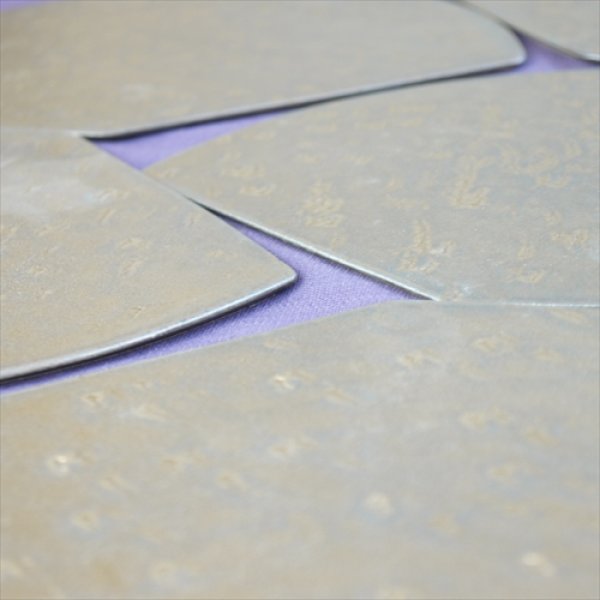 画像9: 滋賀県/ワカヤキモノ/CLAY PAPER F（FAN）/ゴールド/23x16 X H0.4 (9)