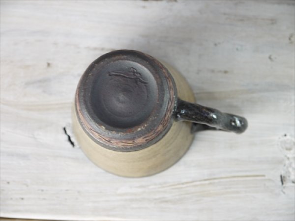 画像4: 陶房かんな/Driftwood Style Handle Mug（小）/ヴィンテージ/Φ8 X H8.8 (4)