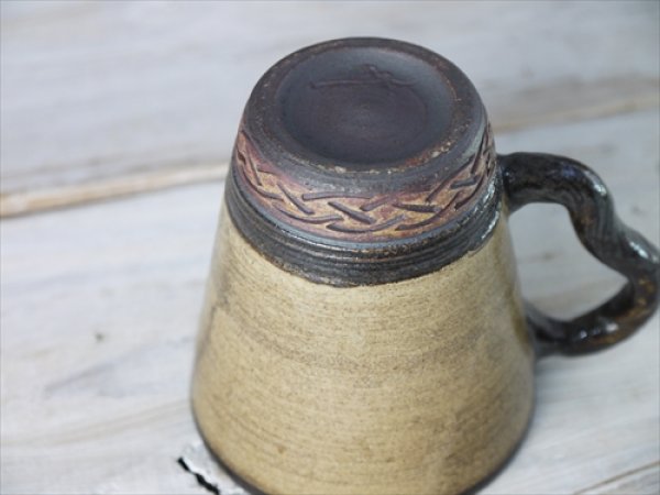 画像5: 陶房かんな/Driftwood Style Handle Mug（小）/ヴィンテージ/Φ8 X H8.8 (5)