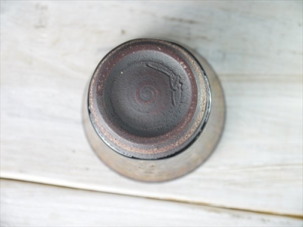 画像5: 陶房かんな/ビアタンブラー/アメ/Φ9 X H10.5 (5)