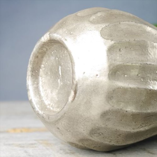 画像5: 秋山昌史/銀彩 水差し 大 /9X16X20 (5)