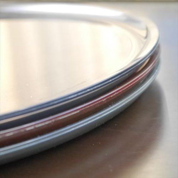 画像12: モダンプラ食器/吉田テクノワークス/ornament/Design Tray L/Circle/Φ27 X H1 (12)