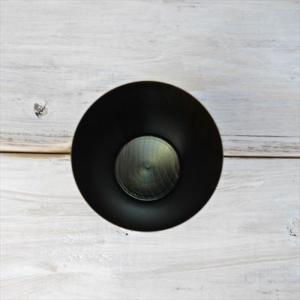 画像4: 山中漆器/我戸幹男商店/うすびきカップM/黒拭漆/Φ8 X 7.8 (4)