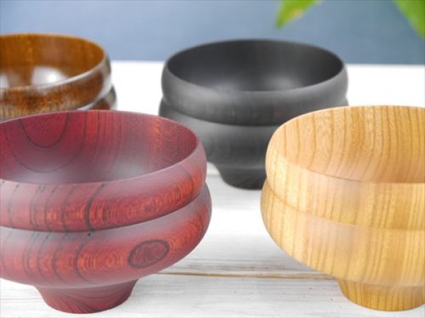 画像17: 山中漆器/我戸幹男商店/【4色】TSUMUGI 瓢型/Φ11.5 X 7.4 (17)