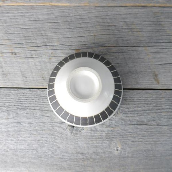 画像5: 美濃焼/伸光窯/ホワイト＆ビター/ライスボウル/ライン/Φ11.5X7.5 (5)