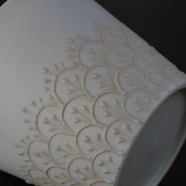 画像7: 福岡/谷口なづみ/大マグカップ/レース/Φ11 X H8.1 (7)