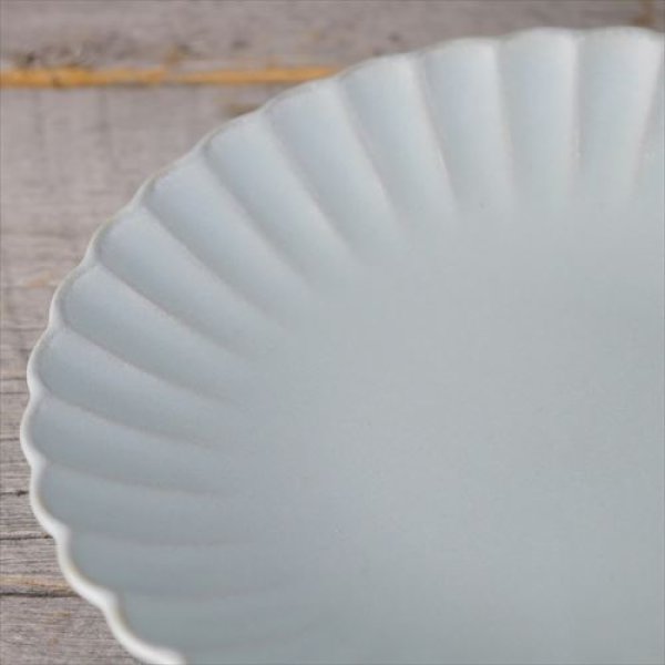 画像4: 瀬戸焼/青組（ao gumi）/花皿 (M)　（5個セット）【4色】/ぎんはく/みずはだ/こいあい/くじゃくあお/Φ16 X H3 (4)