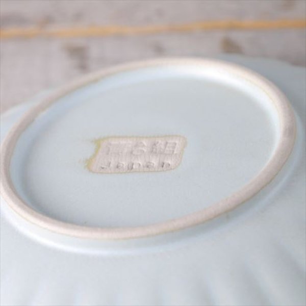 画像8: 瀬戸焼/青組（ao gumi）/花皿 (M)　（5個セット）【4色】/ぎんはく/みずはだ/こいあい/くじゃくあお/Φ16 X H3 (8)