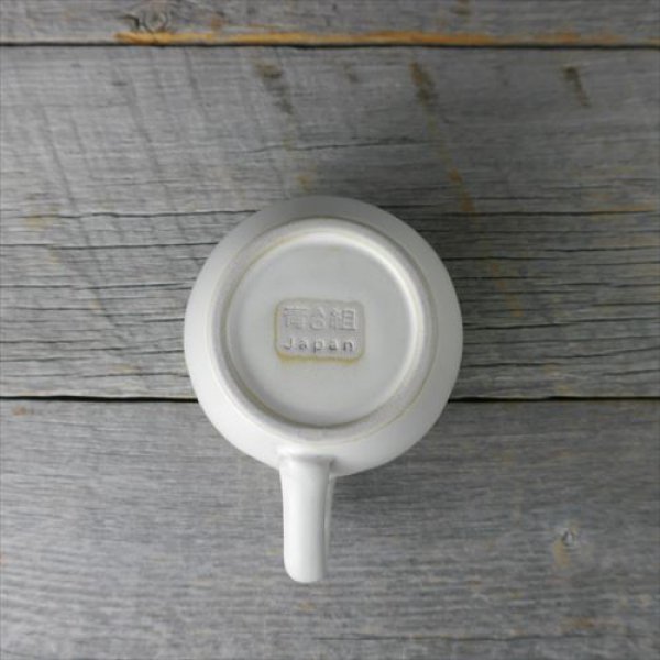 画像6: 瀬戸焼/青組（ao gumi）/花マグ　【4色】/ぎんはく/みずはだ/こいあい/くじゃくあお/Φ10 X H8.2 (6)