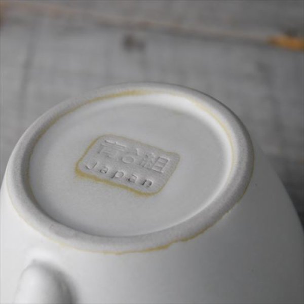 画像9: 瀬戸焼/青組（ao gumi）/花マグ　【4色】/ぎんはく/みずはだ/こいあい/くじゃくあお/Φ10 X H8.2 (9)