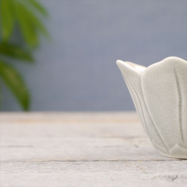 画像3: 瀬戸焼/青組（ao gumi）/形　アマリリスボウル　（3個セット）【3色】/あさぎ/きはだ/はいあお/Φ10 X H6.3 (3)