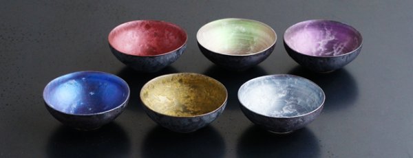 画像2: 有田焼/金照堂/麟 Lin　丸小付（６色）/Φ8.0cm　H3.4cm (2)