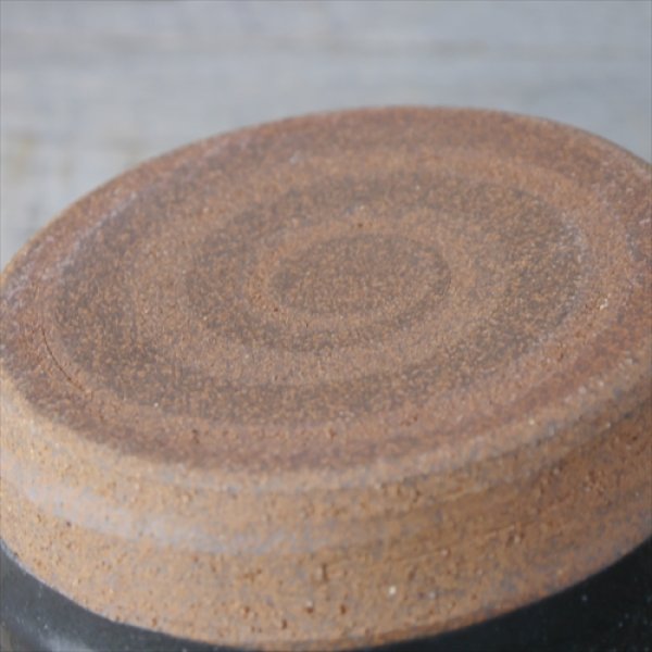 画像10: 三重/四日市萬古焼/千陶千賀陶器/溝のないすり鉢 小/半黒/Φ16 X H7.5 (10)