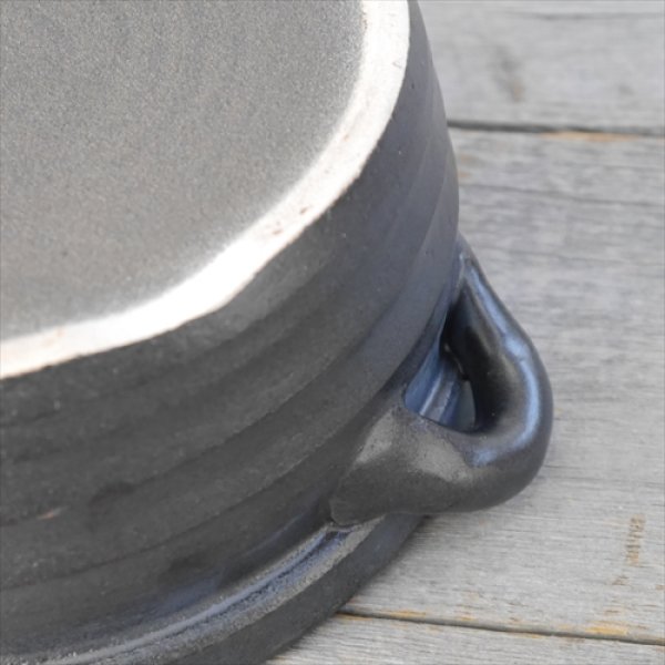 画像11: 三重/四日市萬古焼/千陶千賀陶器/萬古焼IHマルチ炊飯土鍋(2合)/黒/Φ19 X H13.5 (11)